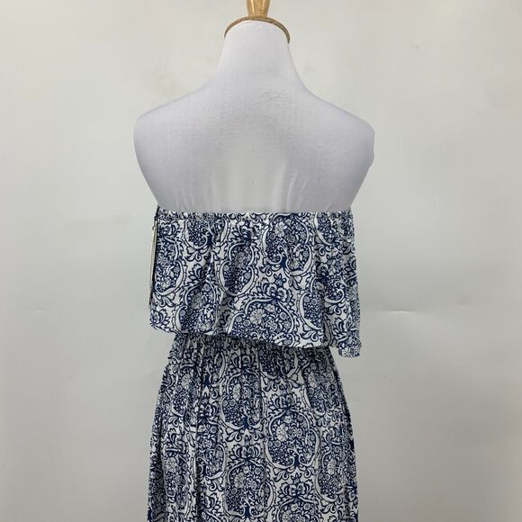 Yidarton Off The Shoulder Dress Womens S Small Strapless Ruffle Cover Up Maxi - Picture 6 of 16